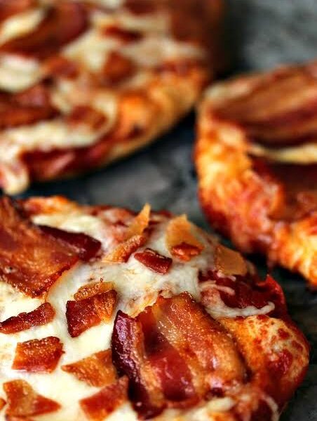 Mini Pizza de Bacon